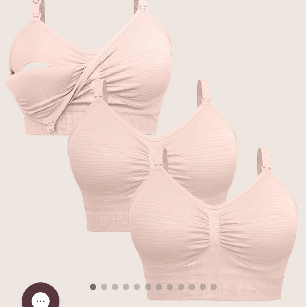 Kindred Bravely Pumping/Nursing Bras in Pink